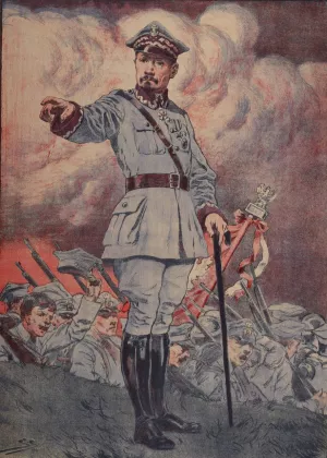 Wstap do wojska, bron ojczyzny by Stanislaw Sawiczewski Oil Painting