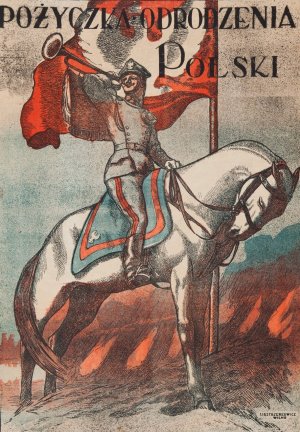 Pozyczka Odrodzenia Polski by Stanislaw Siestrzencewicz-Bohusz Oil Painting