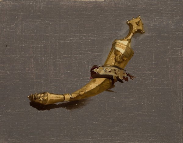 Main Product Photo of Study of a Khanjar  Painting by Stanislaw Von Chlebowski