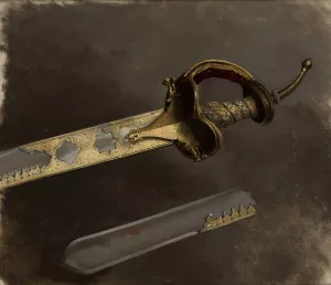 Study of a Sabre by Stanislaw Von Chlebowski Oil Painting