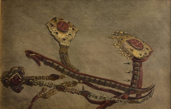 Main Product Photo of Study of a Turkish Bit  Painting by Stanislaw Von Chlebowski