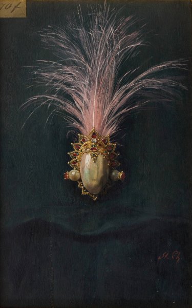 Main Product Photo of Study of an Ornamental Escuffas  Painting by Stanislaw Von Chlebowski