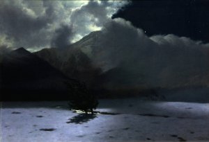 Foehn Wind Oil painting by Stanislaw Witkiewicz