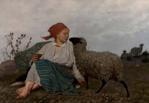 Pasture land by Stanislaw Witkiewicz Oil Painting