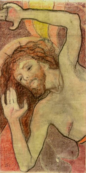 Saint Francis by Stanislaw Wyspianski Oil Painting
