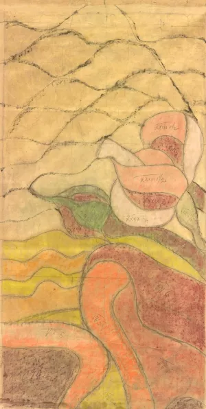 Swiety Franciszek. Projekt witraza do prezbiterium kosciola Franciszkanow w Krakowie by Stanislaw Wyspianski Oil Painting