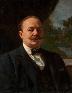 Portrait of Albrecht Radziwill by Stefan Bakalowicz Oil Painting