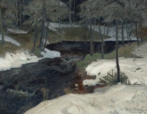 Bergstrom by Stefan Filipkiewicz Oil Painting