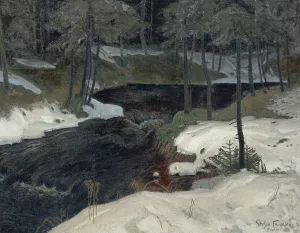 Bergstrom by Stefan Filipkiewicz Oil Painting