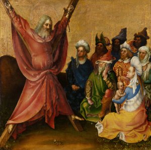 Martyrdom of St Andrew by Stefan Lochner Oil Painting