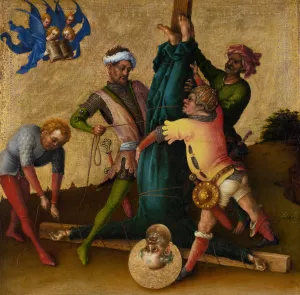Martyrdom of St Peter by Stefan Lochner Oil Painting