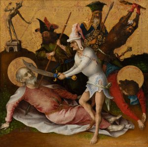 Martyrdom of St Simon and Judas by Stefan Lochner Oil Painting