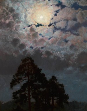 Pines by Stefan Popowski Oil Painting