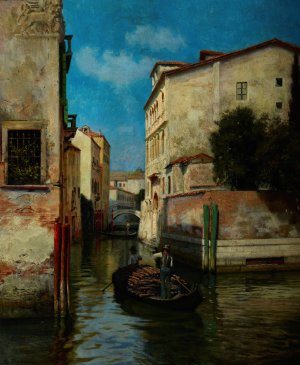 Venice by Stefan Popowski Oil Painting