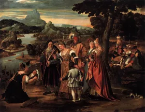 Finding of Moses by Stefano Cernotto - Oil Painting Reproduction