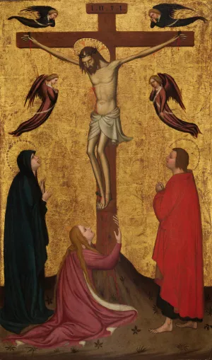 The Crucifixion by Stefano Da Verona Oil Painting