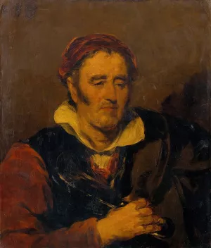 A Woodman by Stephen Poyntz Denning Oil Painting