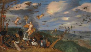 An allegory of air by Studio Of Jan Breughel I Oil Painting