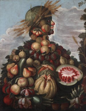 Autumn by Style Of Giuseppe Arcimboldo Oil Painting