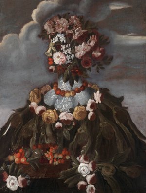 Spring by Style Of Giuseppe Arcimboldo Oil Painting