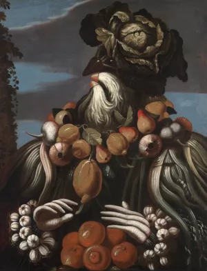 Winter by Style Of Giuseppe Arcimboldo Oil Painting