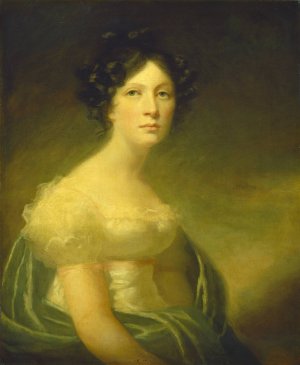 Miss Jean Christie by Style Of Sir Henry Raeburn Oil Painting