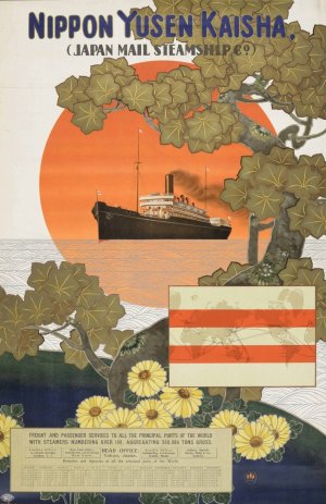 Nippon Yusen Kaisha - Japan Mail Steamship Co. by Sugiyama Sueo Oil Painting