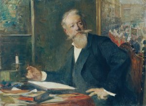 Der Maler Karl Karger by Susanne Renate Granitsch Oil Painting