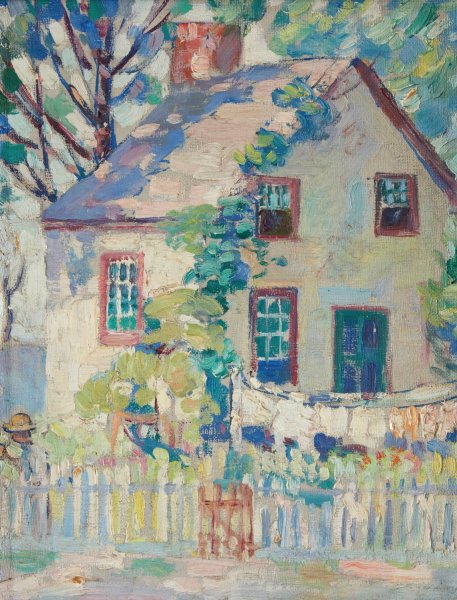 Main Product Photo of House in Lumberville  Painting by Susette Inloes Schultz Keast
