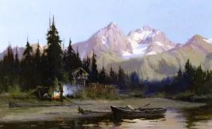 A Northern Frontier painting by Sydney Laurence