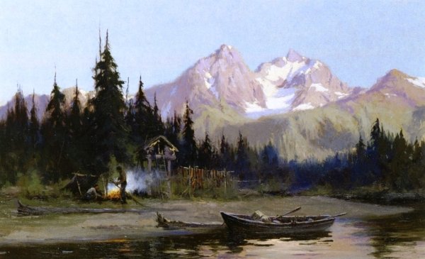 Main Product Photo of A Northern Frontier Painting by Sydney Laurence