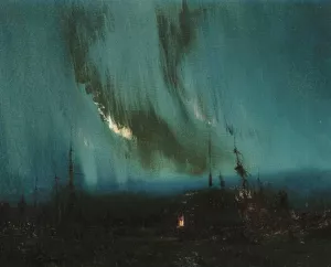Anchorage, Alaska by Sydney Mortimer Laurence Oil Painting