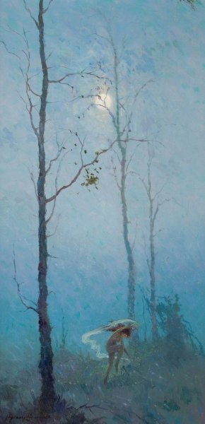 Keeping Warm by Sydney Mortimer Laurence Oil Painting