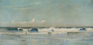 Seascape, St. Ives by Sydney Mortimer Laurence Oil Painting