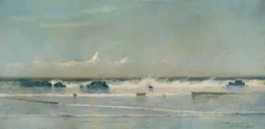 Seascape, St. Ives by Sydney Mortimer Laurence Oil Painting