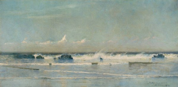 Seascape, St. Ives  by Sydney Mortimer Laurence - Hand-Painted Oil Painting Reproduction