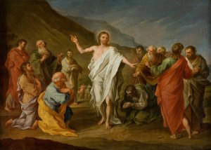 Christ Appearing to the Apostles after the Resurrection by Szymon Czechowicz Oil Painting