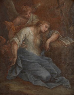 Saint Mary Magdalene in Ecstasy by Szymon Czechowicz Oil Painting