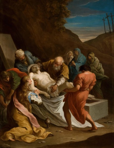 Main Product Photo of The Entombment  Painting by Szymon Czechowicz