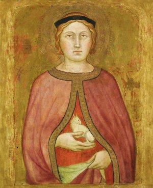 Saint Agnes by Taddeo Di Bartolo Oil Painting