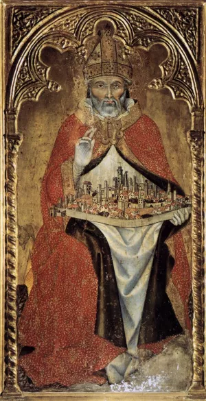 San Gimignano by Taddeo Di Bartolo - Oil Painting Reproduction