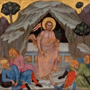 The Resurrection by Taddeo Di Bartolo Oil Painting