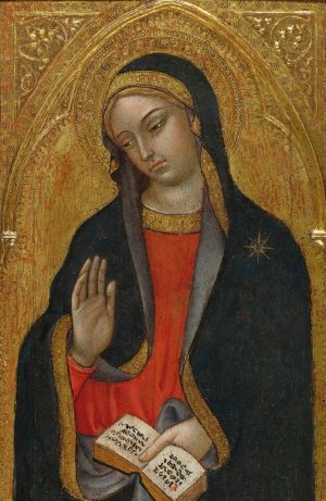 The Virgin Annunciate by Taddeo Di Bartolo Oil Painting
