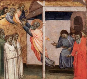 Assumption of St John the Evangelist painting by Taddeo Gaddi