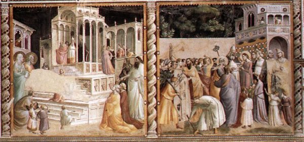 Life of the Virgin Detail by Taddeo Gaddi - Hand-Painted Oil Painting Reproduction
