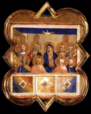 Pentecost painting by Taddeo Gaddi