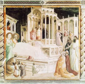 Presentation of Mary in the Temple by Taddeo Gaddi - Oil Painting Reproduction
