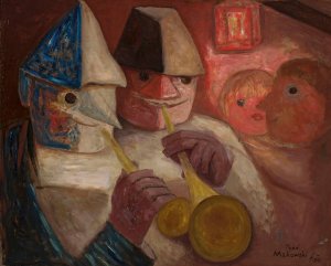 Ball by Tadeusz Makowski Oil Painting