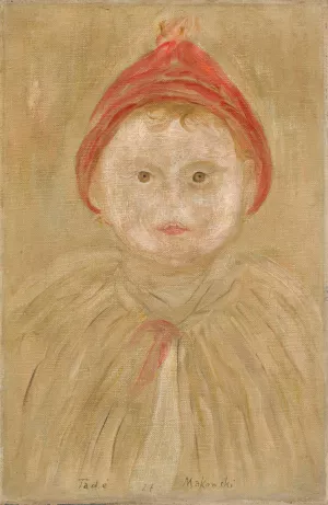 Dziecko w pelerynce Oil painting by Tadeusz Makowski