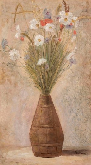 Field flowers by Tadeusz Makowski Oil Painting